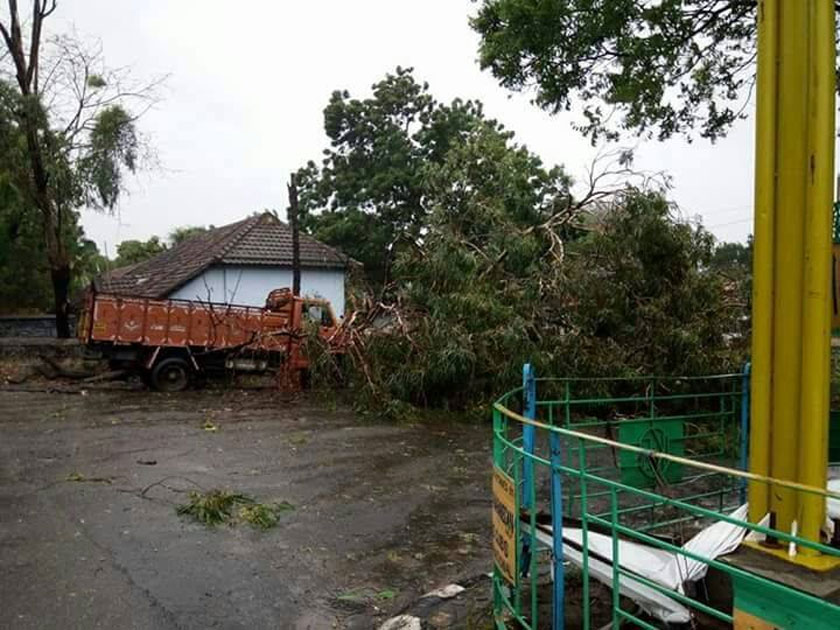 A cyclone alert has been sounded in Kerala and Tamil Nadu on Thursday after strong winds and heavy rain hit southern districts in the states. A cyclone alert has been sounded in Kerala and Tamil Nadu on Thursday after strong winds and heavy rain hit southern districts in the states.