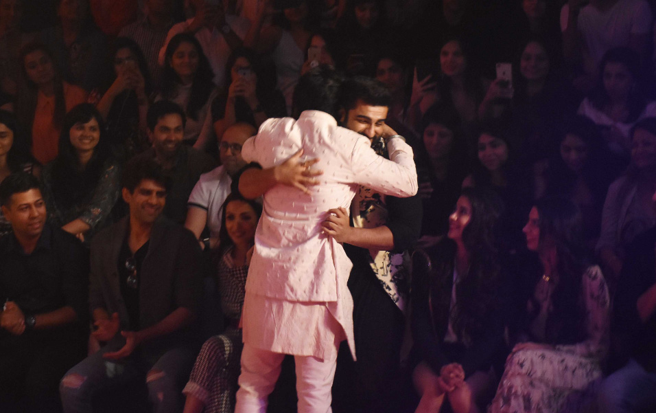 Arjun Kapoor during the show Arjun Kapoor during the show