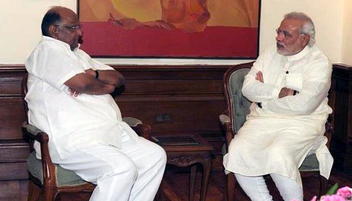 पवारांनी घेतली पंतप्रधान मोदींची भेट पवारांनी घेतली पंतप्रधान मोदींची भेट