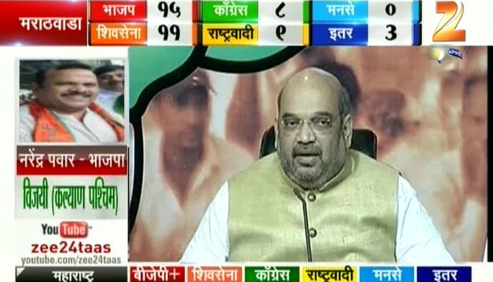 देशात मोदींची लाट कायम, दोन्ही राज्यात मुख्यमंत्री भाजपचाच - शाह देशात मोदींची लाट कायम, दोन्ही राज्यात मुख्यमंत्री भाजपचाच - शाह
