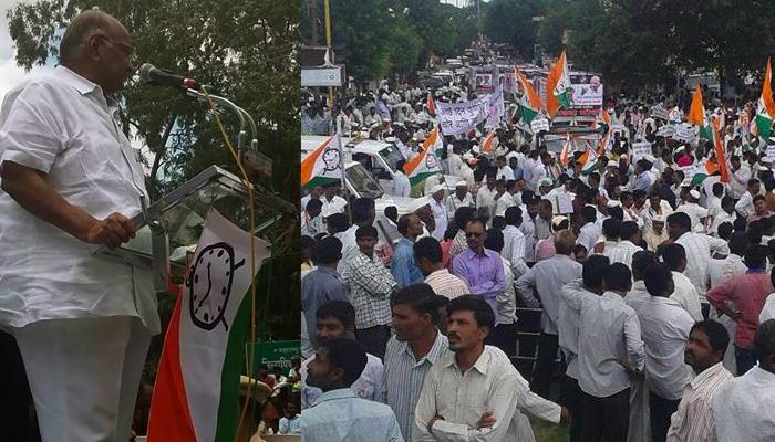 केंद्र आणि राज्य सरकारने शेतकऱ्यांना वाऱ्यावर सोडले : पवार केंद्र आणि राज्य सरकारने शेतकऱ्यांना वाऱ्यावर सोडले : पवार