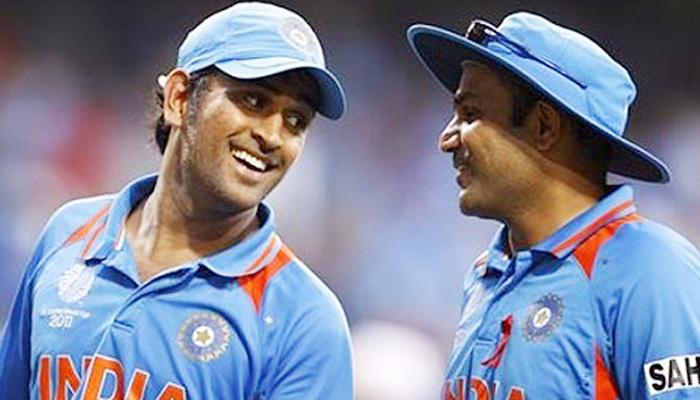 बऱ्याच कालावधीनंतर एकत्र खेळणार धोनी-सेहवाग बऱ्याच कालावधीनंतर एकत्र खेळणार धोनी-सेहवाग