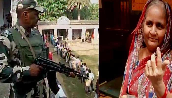बिहारमध्ये पहिल्या टप्प्यासाठी मतदान सुरू बिहारमध्ये पहिल्या टप्प्यासाठी मतदान सुरू
