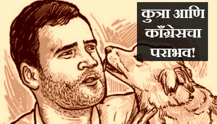 एका कुत्र्यानं तोडले काँग्रेसच्या विजयाचे लचके! एका कुत्र्यानं तोडले काँग्रेसच्या विजयाचे लचके!