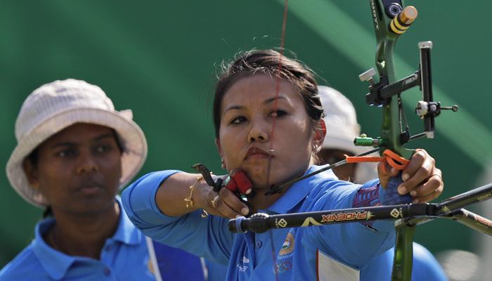 महिला तिरंदाजी टीम क्वार्टर फायनलमध्ये पराभूत महिला तिरंदाजी टीम क्वार्टर फायनलमध्ये पराभूत