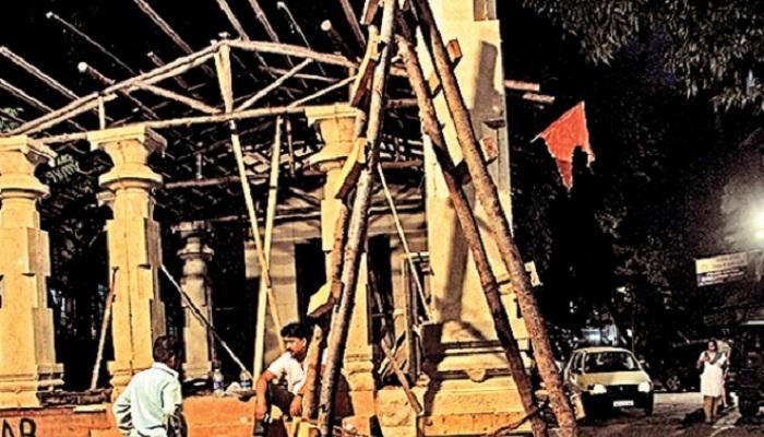 फुटपाथवर मंडप उभारण्यास परवानगी नाही, उच्च न्यायालयाचे आदेश फुटपाथवर मंडप उभारण्यास परवानगी नाही, उच्च न्यायालयाचे आदेश