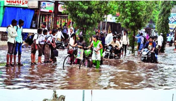 दुष्काळग्रस्त लातूर जिल्ह्यात प्रदीर्घ विश्रांतीनंतर दमदार पाऊस दुष्काळग्रस्त लातूर जिल्ह्यात प्रदीर्घ विश्रांतीनंतर दमदार पाऊस