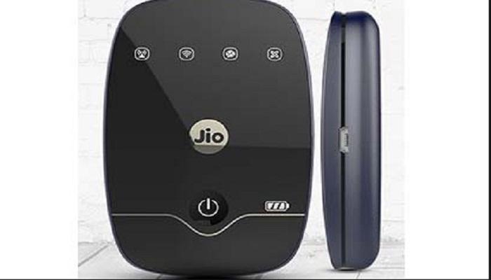 रिलायन्स जिओने लाँच केला JioFi 4G Hotspot रिलायन्स जिओने लाँच केला JioFi 4G Hotspot