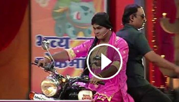 कुशलने साकारली आर्ची... कुशलने साकारली आर्ची...