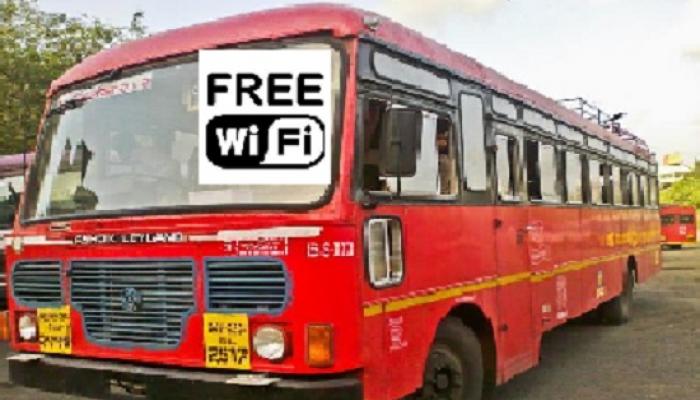 एसटीमध्ये आता मोफत WIFI सुविधा एसटीमध्ये आता मोफत WIFI सुविधा
