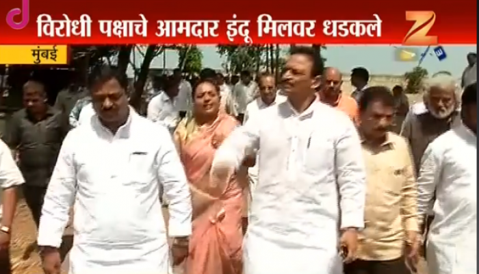 इंदू मिल येथे आंबेडकर स्मारक काम सुरु न झाल्याने विरोधक आक्रमक इंदू मिल येथे आंबेडकर स्मारक काम सुरु न झाल्याने विरोधक आक्रमक