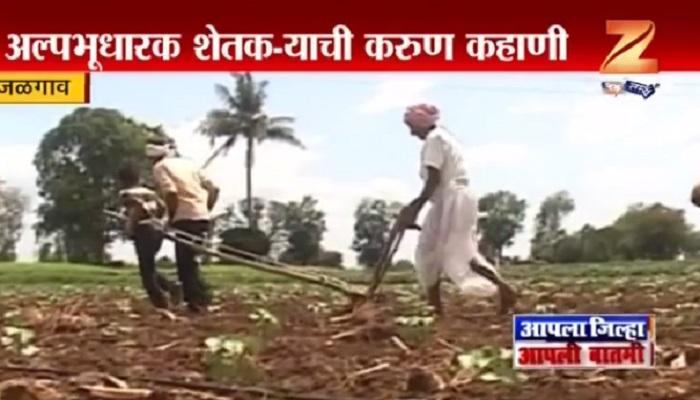 जळगावातल्या अल्पभूधारक शेतकऱ्याची करुण कहाणी जळगावातल्या अल्पभूधारक शेतकऱ्याची करुण कहाणी