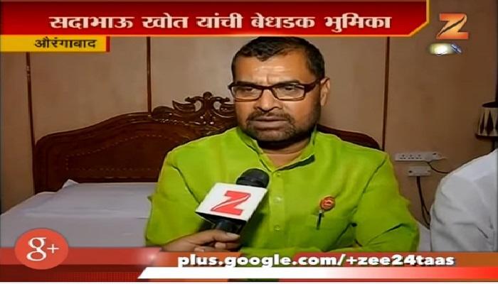 सदाभाऊंनी सुकाणू समितीमधील शेतकरी नेत्यांना केलं पुन्हा टार्गेट सदाभाऊंनी सुकाणू समितीमधील शेतकरी नेत्यांना केलं पुन्हा टार्गेट