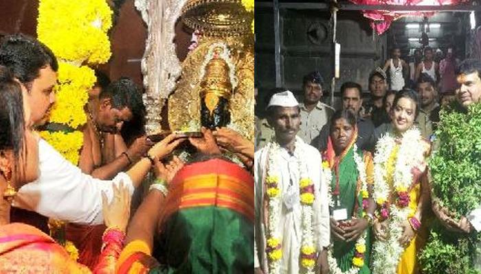 श्री विठ्ठल रखुमाईची मुख्यमंत्री फडणवीस यांनी सपत्नीक केली महापूजा श्री विठ्ठल रखुमाईची मुख्यमंत्री फडणवीस यांनी सपत्नीक केली महापूजा