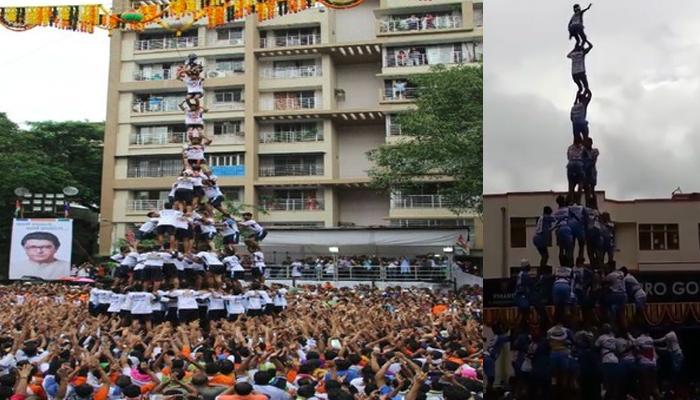 ठाण्यातील ९ थरांच्या दहीहंड्या फोडल्या या गोविंदा पथकांनी ठाण्यातील ९ थरांच्या दहीहंड्या फोडल्या या गोविंदा पथकांनी