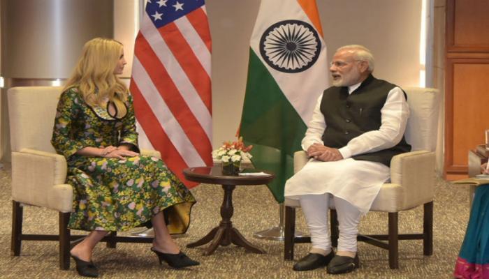 भारत आणि अमेरिकेच्या मैत्रीचा नवा अध्याय, निमित्त इवांका ट्रम्प भारत आणि अमेरिकेच्या मैत्रीचा नवा अध्याय, निमित्त इवांका ट्रम्प