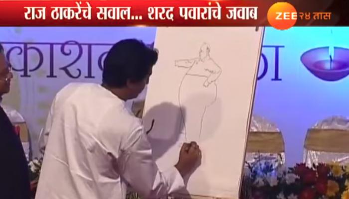 महाराष्ट्राच्या राजकारणात एक अनोखी प्रकट मुलाखत, पवार-ठाकरे थेट संवाद महाराष्ट्राच्या राजकारणात एक अनोखी प्रकट मुलाखत, पवार-ठाकरे थेट संवाद