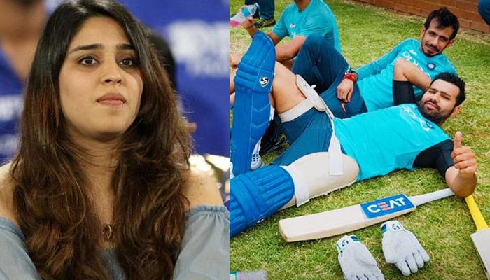 चहलने केली कमेंट, तर रोहितची पत्नी रितिकाने दिले हे जबरदस्त उत्तर चहलने केली कमेंट, तर रोहितची पत्नी रितिकाने दिले हे जबरदस्त उत्तर