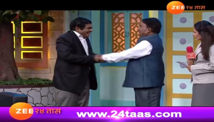 VIDEO: 'चला हवा येऊ द्या' च्या सेटवर 'बाणे' साहेबांनी गायलं 'सोनू... माझ्याशी गोड बोल' VIDEO: 'चला हवा येऊ द्या' च्या सेटवर 'बाणे' साहेबांनी गायलं 'सोनू... माझ्याशी गोड बोल'