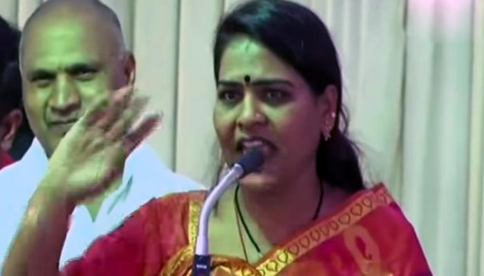 तुझे तुकडे तुकडे करेन, भाजप महिला नेत्याची काँग्रेसच्या मंत्र्याला धमकी तुझे तुकडे तुकडे करेन, भाजप महिला नेत्याची काँग्रेसच्या मंत्र्याला धमकी