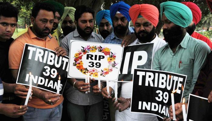 इराकमध्ये हत्या झालेल्या भारतीयांच्या कुटुंबियांना सरकारकडून मदत इराकमध्ये हत्या झालेल्या भारतीयांच्या कुटुंबियांना सरकारकडून मदत
