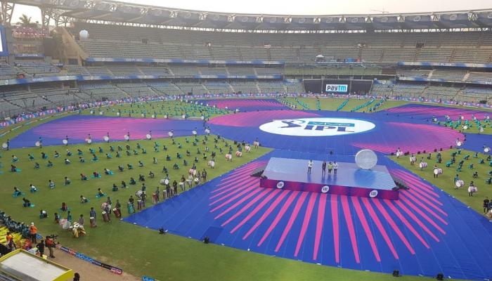 IPLओपनिंग सेरेमनीसाठी वानखेडे असे झालेय सज्ज IPLओपनिंग सेरेमनीसाठी वानखेडे असे झालेय सज्ज