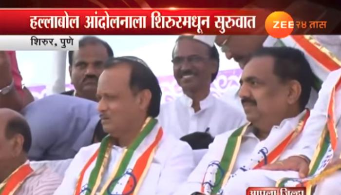 अजित पवार यांची चौफेर फटकेबाजी अजित पवार यांची चौफेर फटकेबाजी