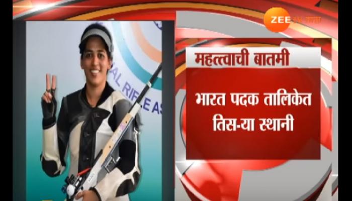 कोल्हापूरच्या तेजस्विनी सावंतचा आणखी एक विक्रम कोल्हापूरच्या तेजस्विनी सावंतचा आणखी एक विक्रम