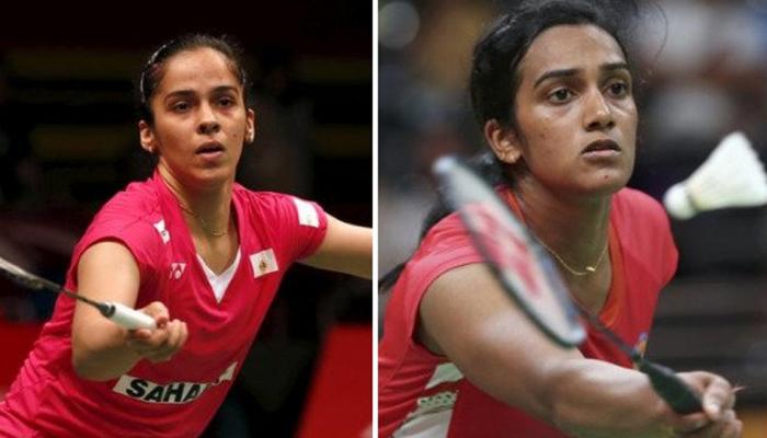 CWG 2018 : पी.व्ही सिंंधूवर मात करत सायना नेहवालने पटकावले सुवर्णपदक CWG 2018 : पी.व्ही सिंंधूवर मात करत सायना नेहवालने पटकावले सुवर्णपदक