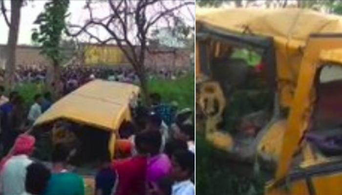स्कूल बस अपघातात १३ मुलांचा मृत्यू स्कूल बस अपघातात १३ मुलांचा मृत्यू