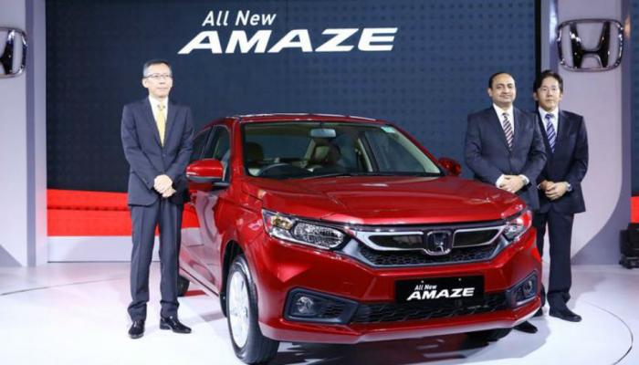 Honda Amaze भारतात लाँच, जाणून घ्या फिचर्स आणि किंमत Honda Amaze भारतात लाँच, जाणून घ्या फिचर्स आणि किंमत