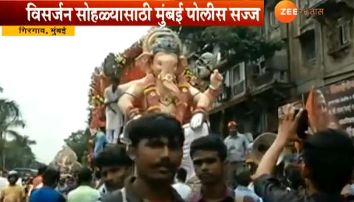 मुंबईत डीजे-डॉल्बी नाही, ढोल ताशांच्या गजरात बाप्पाची विसर्जन मिरवणूक मुंबईत डीजे-डॉल्बी नाही, ढोल ताशांच्या गजरात बाप्पाची विसर्जन मिरवणूक